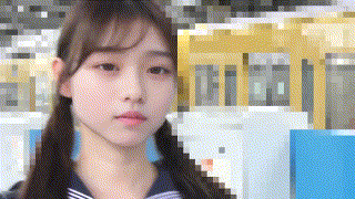 y025【無料エロ動画】（半袖セーラー赤リボンちゃん025） エロGIF 3