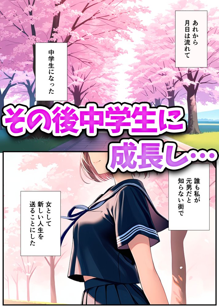 子宮誕生〜女の子になった体でセックスに溺れる学校生活〜 無料エロ漫画 raw