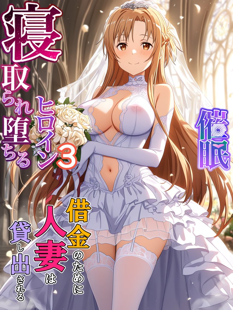 寝取られ堕ちるヒロイン SA〇 アスナ3 -借金で嫁を貸出す話- 無料エロ漫画 raw