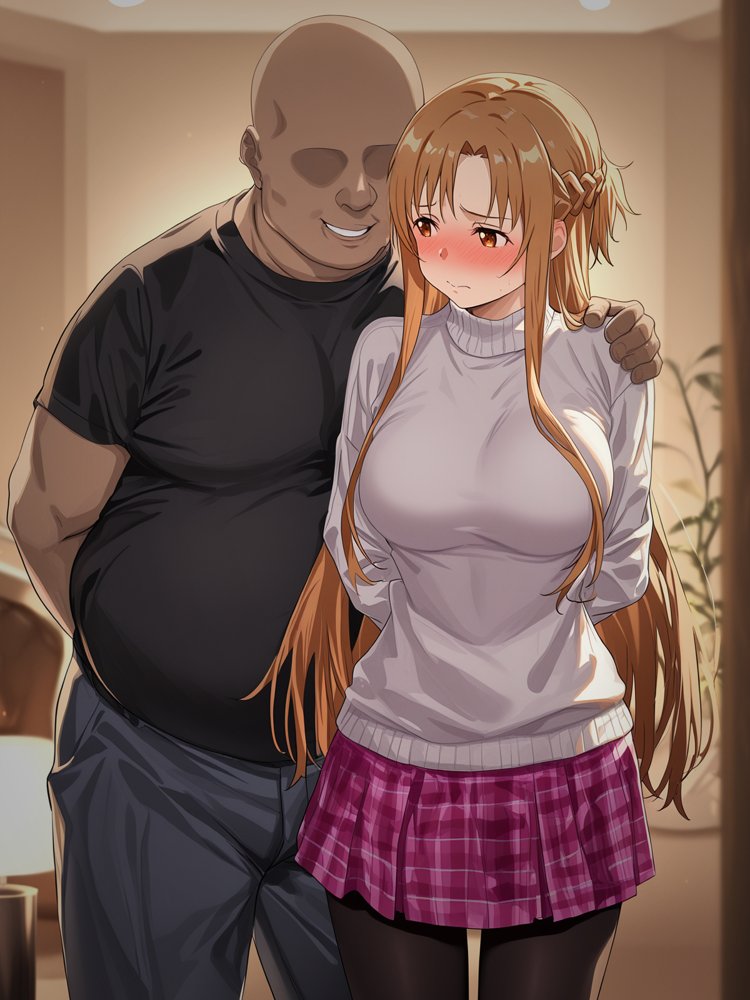 寝取られ堕ちるヒロイン SA〇 アスナ3 -借金で嫁を貸出す話- 無料エロ漫画 raw