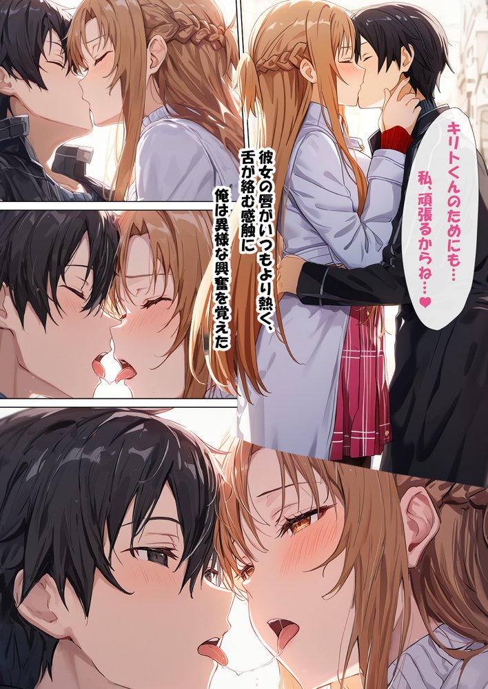 寝取られ堕ちるヒロイン SA〇 アスナ4 -借金で嫁を貸出す話2- 無料エロ漫画 raw